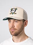 Бейсболка MITCHELL NESS арт. HT8615-ADUOFWH Anaheim Ducks NHL (кремовый)